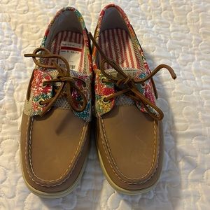 Sperry Top-Sider Bluefish. Linen/Natural Liberty. Never worn.